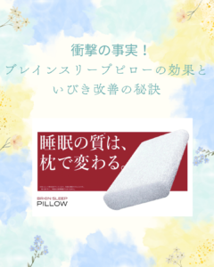 ブレインスリープピロー 効果 いびき